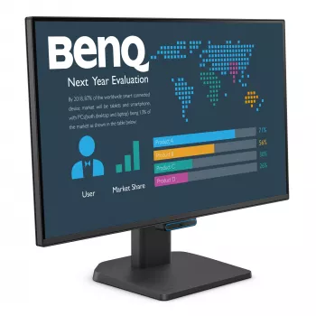 BenQ 23.8 inch 1080p FHD ärimonitor, 60,5 cm (23,8 tolli), 1920 x 1080 pikslit, Full HD, LCD, 5 ms, must
