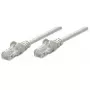 Intellinet võrguparanduskaabel, Cat6, 3 m, hall, CCA, U/UTP, PVC, RJ45, kullatud kontaktid, takerdumisvastane, kaitsemuhviga, eluaegne garantii