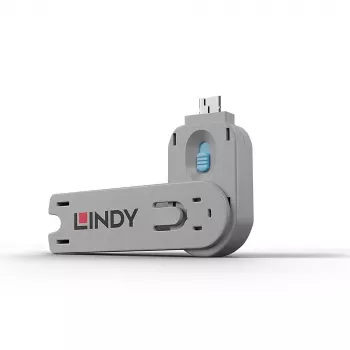 Pordiblokeerija võti Lindy Sinine USB-tüüp A