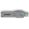 Pordiblokeerija võti Lindy Sinine USB-tüüp A
