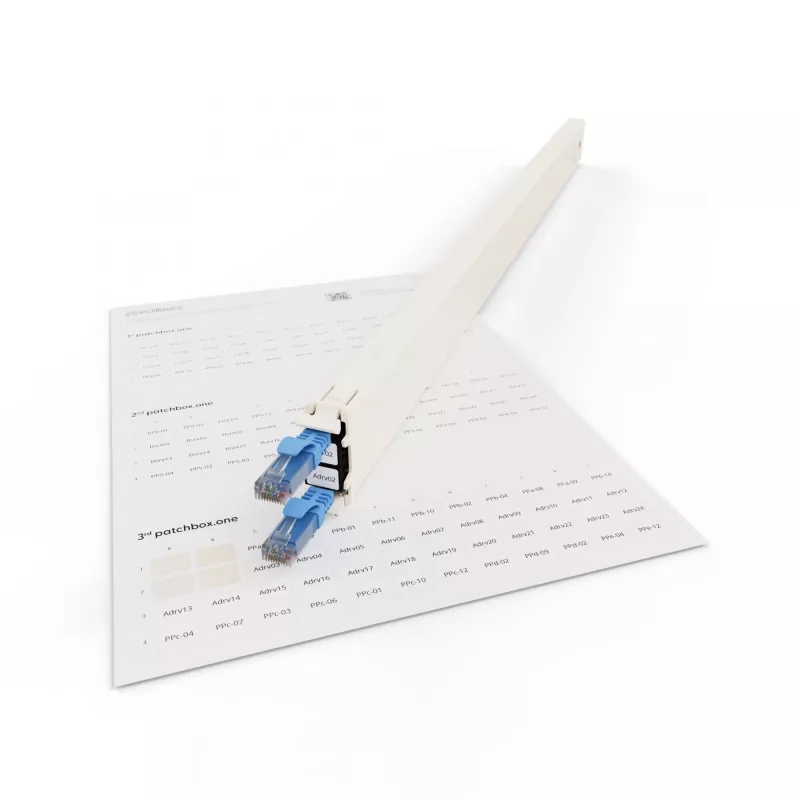 Patch panel tarvik Patchbox PONEIDLABEL — pabersildid patch-paneelidele (PONEIDLABEL)