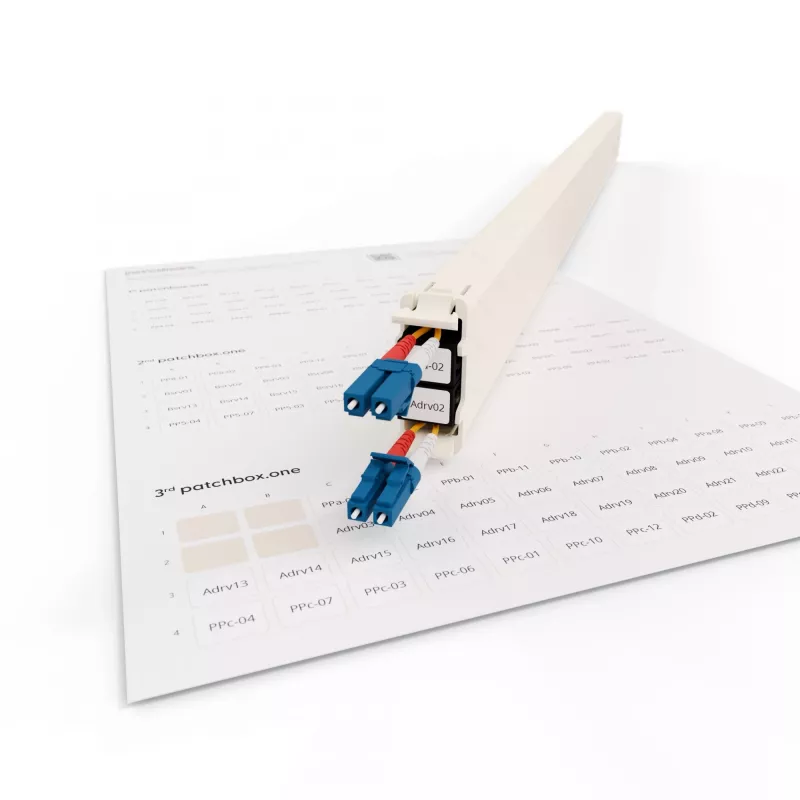 Patch panel tarvik Patchbox PONEIDLABEL — pabersildid patch-paneelidele (PONEIDLABEL)