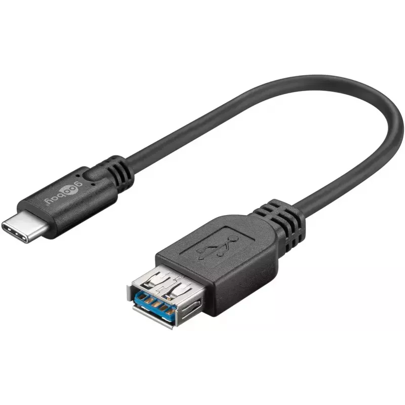 USB-C – USB-A pikenduskaabel Goobay 67894