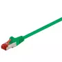 Võrgukaabel No name Goobay 95568 — Cat6 S/FTP (S-STP), RJ-45 kuni RJ-45, 1,5 m, roheline, kullatud kontaktidega