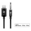 Heliühenduskaabel Goobay Apple Lightning 3,5 mm 1 m Must