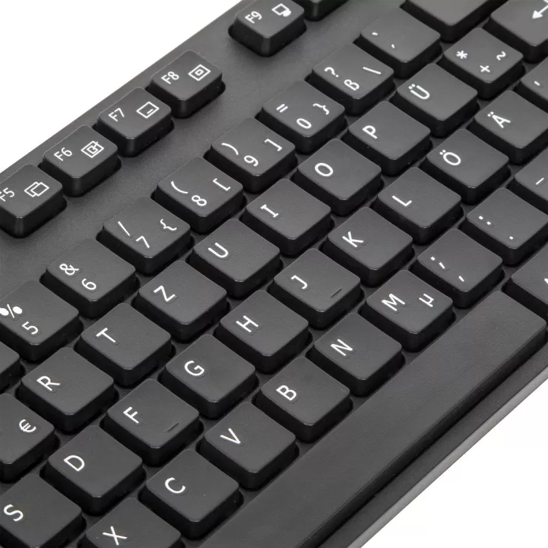 Targus AKB30DE klaviatuur Kodu USB QWERTZ Saksa Must