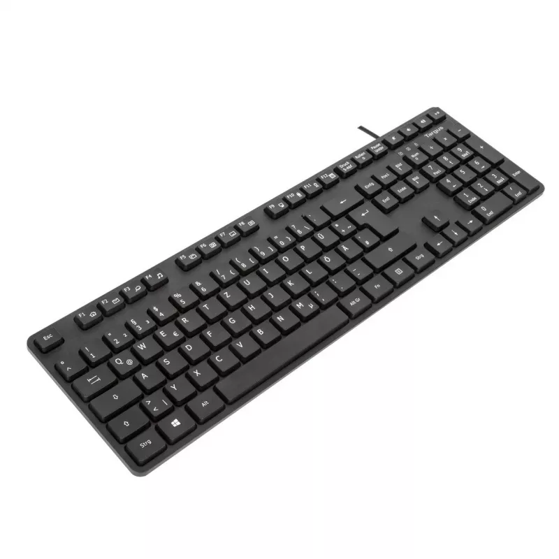 Targus AKB30DE klaviatuur Kodu USB QWERTZ Saksa Must