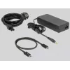 DeLOCK 87725 sülearvuti dokk, juhtmega, Thunderbolt 3, must hõbedane