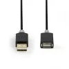 USB-kaabel Nedis CCBW60010AT20 2 m USB 2.0 USB A Antratsiit