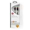 USB-kaabel Nedis CCBW64020AT20 USB4 Gen 2x2 2 m USB C must hõbedane