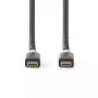 USB-kaabel Nedis CCBW64020AT20 USB4 Gen 2x2 2 m USB C must hõbedane