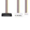 Nedis CCGP73550VA015 sisemine toitekaabel 0,15 m SATA 15-pin isane