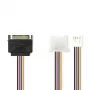 Nedis CCGP73550VA015 sisemine toitekaabel 0,15 m SATA 15-pin isane