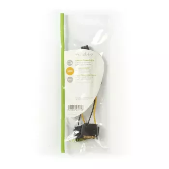 Sisemine toitekaabel Nedis CCGP74205VA015 0,15 m 2 x SATA 15-kontaktiline PCI-E 6-kontaktiline