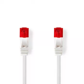 Nedis CCGP85216WT100 võrgukaabel Valge 10 m Cat6 U/UTP
