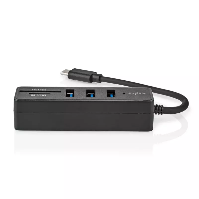Sülearvuti dokk Nedis CCGB64250BK01 juhtmega USB USB-C must 5 Gbit/s