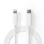 Lightning-kaabel Nedis CCGW39650WT10 1m Valge USB C