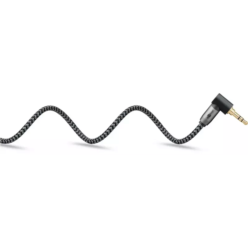 Helikaabel Goobay (WENTRONIC) 3,5 mm TRS–3,5 mm TRS, 3 m, vask, kullatud kontaktidega, magnetiliselt varjestatud