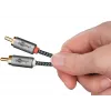 Helikaabel WENTRONIC Goobay 65289 — 3 m, 3,5 mm isane kuni 2×RCA isane, vask, kullatud kontaktid