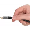 Helikaabel Goobay (WENTRONIC) 65306 — 3 m TOSLINK isane-isane, vask, kullatud kontaktidega, must/hõbedane