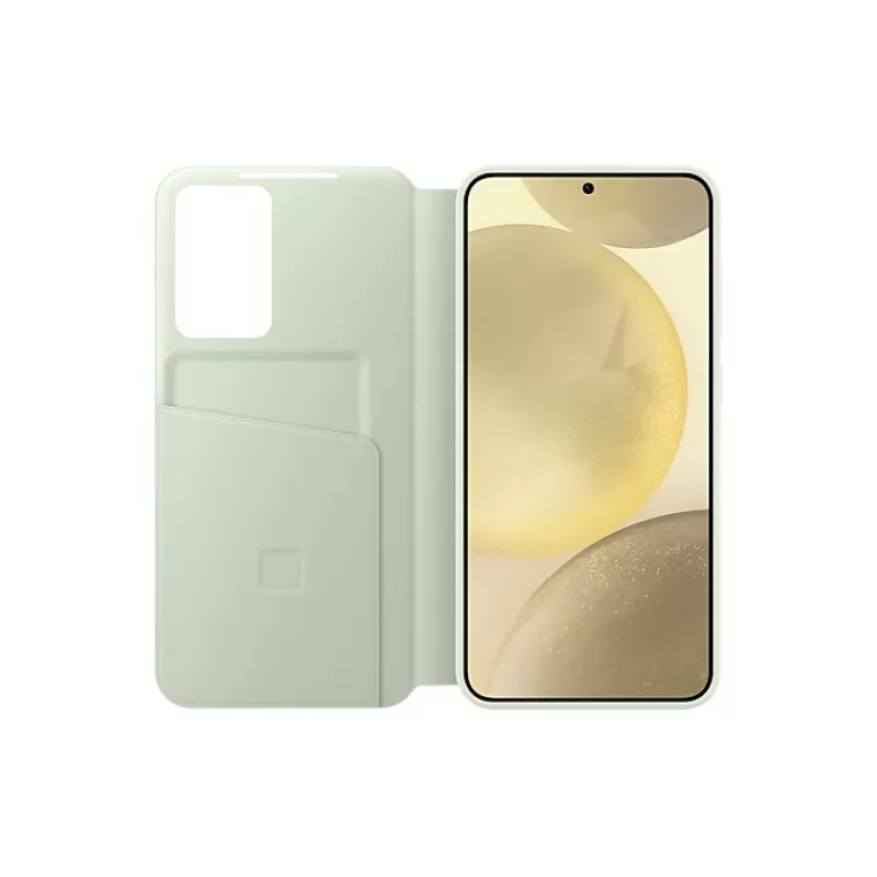 Rahakotiga ümbris Samsung Galaxy S24+ roheline monokroomne