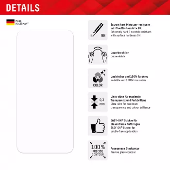 Displex Smart Glass (9H) Samsung Galaxy A24/A25 5G-le, paigalduskleebis, purunemiskindel