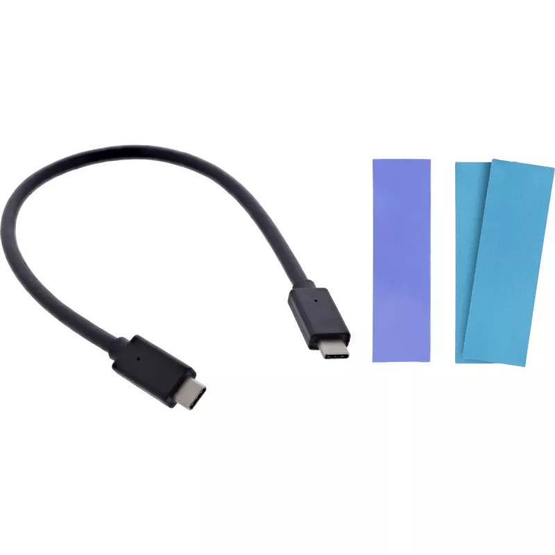 InLine USB3.2 Gen.2 USB-C to M.2 SSD (PCIe NVMe & SATA) korpus