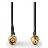 Koaksiaalkaabel Nedis CSGL02010BK10 1 m SMA Must