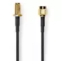 Koaksiaalkaabel Nedis CSGL02010BK10 1 m SMA Must