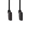 Nedis CVGL31001BK15 SCART-kaabel 1,5 m SCART (10 kontakti) Must
