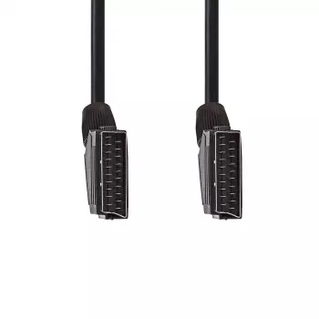 Nedis CVGL31001BK15 SCART-kaabel 1,5 m SCART (10 kontakti) Must