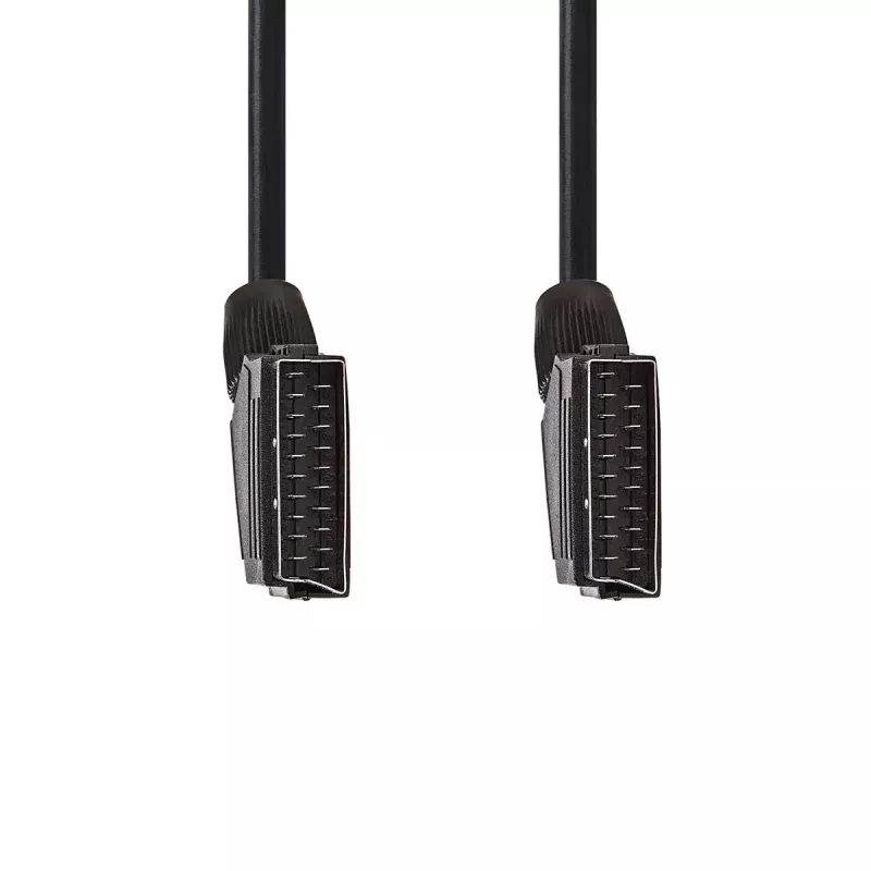 Nedis CVGL31001BK15 SCART-kaabel 1,5 m SCART (10 kontakti) Must