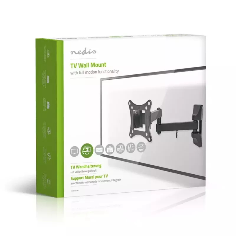 TV-kinnitus Nedis TVWM1510BK 68.6 cm 27 tolli must 15 kg