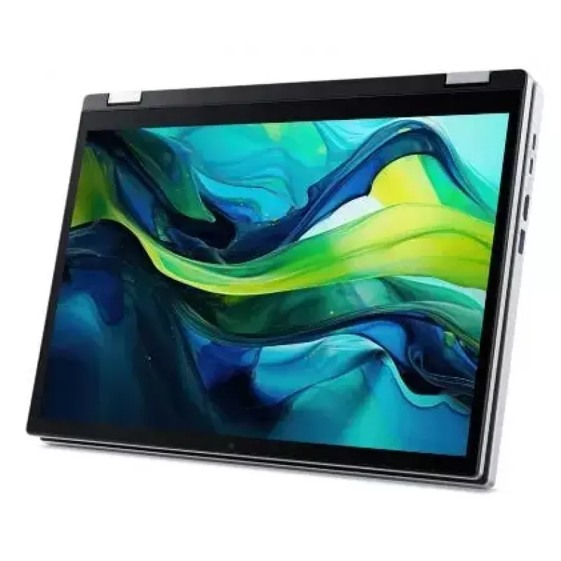 Konverteeritav sülearvuti Acer Aspire Go Spin 14 AGSP14-31PT-36R6 — 14-tolline WUXGA puuteekraan, Intel Core 3 N355 1.9 GHz, 16 GB LPDDR5, 512 GB SSD, Windows 11 Home, hõbedane