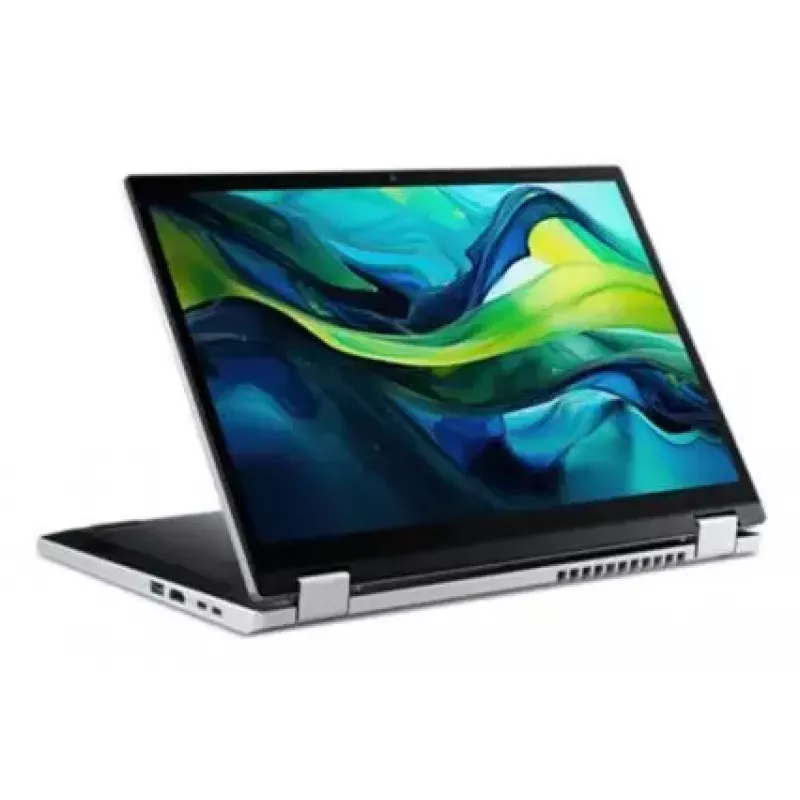 Konverteeritav sülearvuti Acer Aspire Go Spin 14 AGSP14-31PT-36R6 — 14-tolline WUXGA puuteekraan, Intel Core 3 N355 1.9 GHz, 16 GB LPDDR5, 512 GB SSD, Windows 11 Home, hõbedane