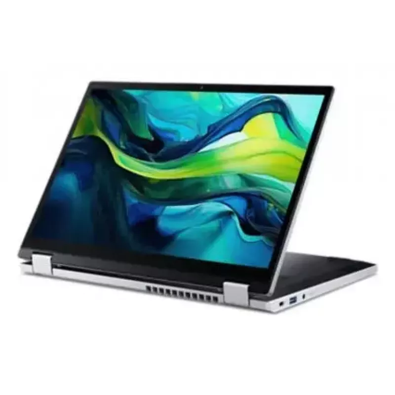 Konverteeritav sülearvuti Acer Aspire Go Spin 14 AGSP14-31PT-36R6 — 14-tolline WUXGA puuteekraan, Intel Core 3 N355 1.9 GHz, 16 GB LPDDR5, 512 GB SSD, Windows 11 Home, hõbedane