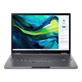 Hübriid 2-in-1 sülearvuti Acer Aspire Spin 14 ASP14-52MTN-75Q5 — Intel Core Ultra 7 155U, 14-tolline WUXGA puuteekraan, 16 GB LPDDR5x, 1 TB SSD, Wi‑Fi 6, Windows 11 Home, hall