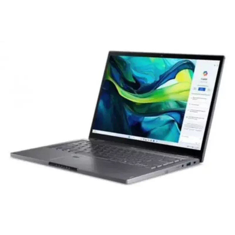 Sülearvuti konverteeritav Acer Aspire Spin 14 ASP14-52MTN — Intel Core Ultra 7 155U, 14-tolline WUXGA puuteekraan, 32 GB LPDDR5x, 1 TB SSD, Wi‑Fi 6E, Windows 11 Home