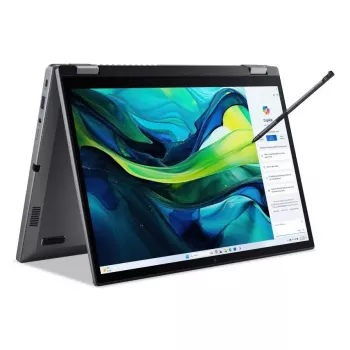 Sülearvuti konverteeritav Acer Aspire Spin 14 ASP14-52MTN — Intel Core Ultra 7 155U, 14-tolline WUXGA puuteekraan, 32 GB LPDDR5x, 1 TB SSD, Wi‑Fi 6E, Windows 11 Home