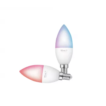 TRUST 71293 nutipirn — Wi‑Fi nutivalgusti, valge, AC, 37×100 mm, 2 tk pakendis