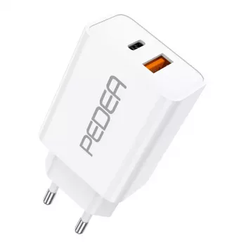 Mobiilseadme laadija PEDEA 60040100 Universal Valge AC Kiirlaadimine Siseruumides
