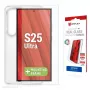 Displex ekraanikaitse + ümbris Samsung Galaxy S25 Ultra jaoks, Eco paigaldusraam, kriimustuskindel