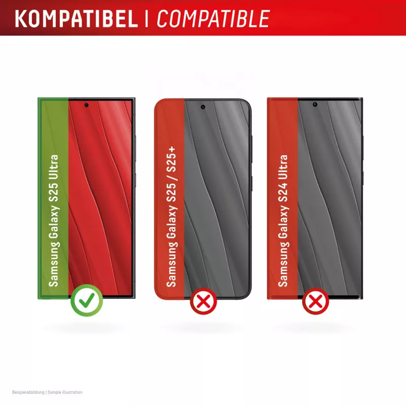 Displex ekraanikaitse + ümbris Samsung Galaxy S25 Ultra jaoks, Eco paigaldusraam, kriimustuskindel