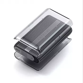 SSD-korpus Satechi USB4 NVMe SSD Pro 4 TB 40 Gbit/s Hall Läbipaistev