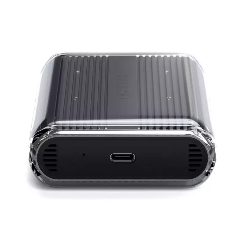 SSD-korpus Satechi USB4 NVMe SSD Pro 4 TB 40 Gbit/s Hall Läbipaistev