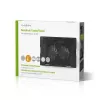 Sülearvuti jahutusalus Nedis NBCR200BK 2 ventilaatorit 14 cm Must