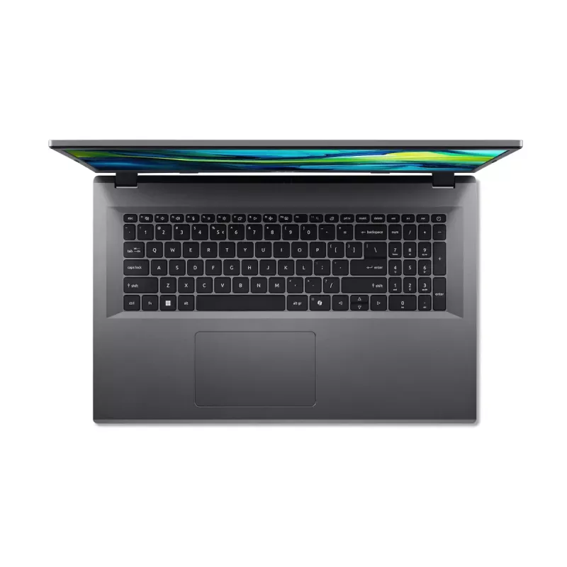 Sülearvuti Acer Aspire Go 17 AG17-31P-36CG — 17,3 tolli Full HD, Intel Core 3 N355, 8 GB LPDDR5, 512 GB SSD, eShell, hall