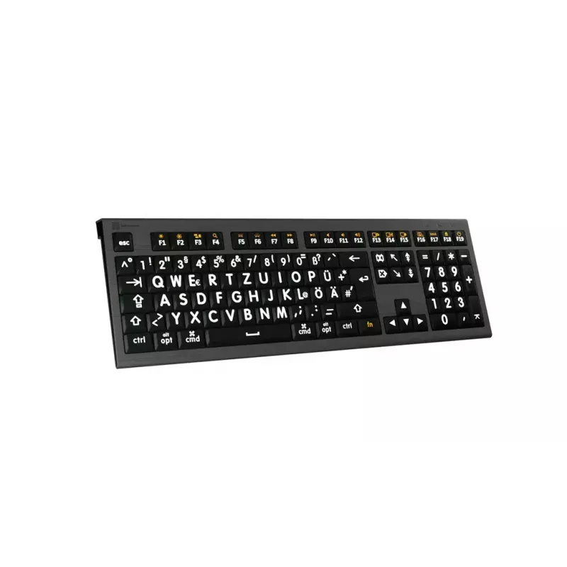 Logickeyboard LKB-LPWB-A2M-DE klaviatuur Universal USB QWERTZ German Must