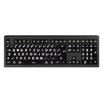 Logickeyboard LKB-LPWB-A2M-DE klaviatuur Universal USB QWERTZ German Must