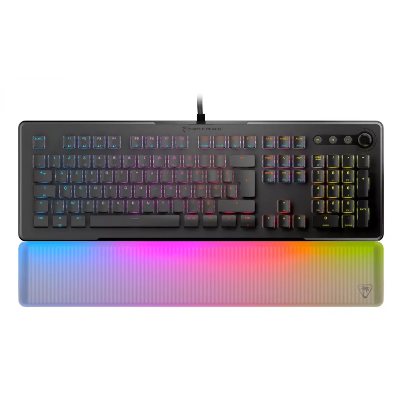 Turtle Beach Vulcan II Max klaviatuur Mängimine USB QWERTZ Saksa Must